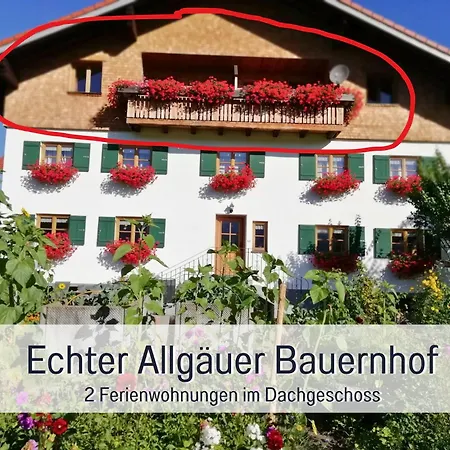 Bauernhof Finkel - Mit Balkon - Bergsicht - Traktor Mitfahren - Tiere Streicheln - Entspannter Familienurlaub - Zentrale Lage Nahe Oberstdorf