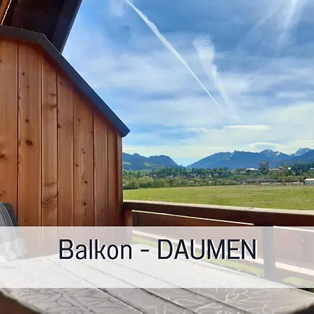 Bauernhof Finkel - Mit Balkon - Bergsicht - Traktor Mitfahren - Tiere Streicheln - Entspannter Familienurlaub - Zentrale Lage Nahe Oberstdorf * Ofterschwang