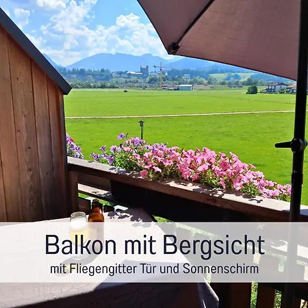 Bauernhof Finkel - Mit Balkon - Bergsicht - Traktor Mitfahren - Tiere Streicheln - Entspannter Familienurlaub - Zentrale Lage Nahe Oberstdorf Lejlighed *