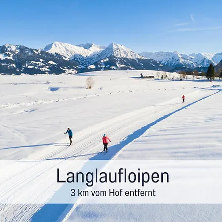 Lejlighed Bauernhof Finkel - Mit Balkon - Bergsicht - Traktor Mitfahren - Tiere Streicheln - Entspannter Familienurlaub - Zentrale Lage Nahe Oberstdorf Ofterschwang